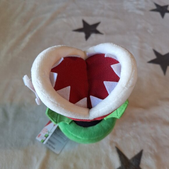 2017 Little Buddy Super Mario Bros. Piranha Plant 9" Plush (NEW WITH TAGS) - Picture 3 of 10